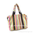 Rainbow Canvas Tote Bag or Shopping Bag